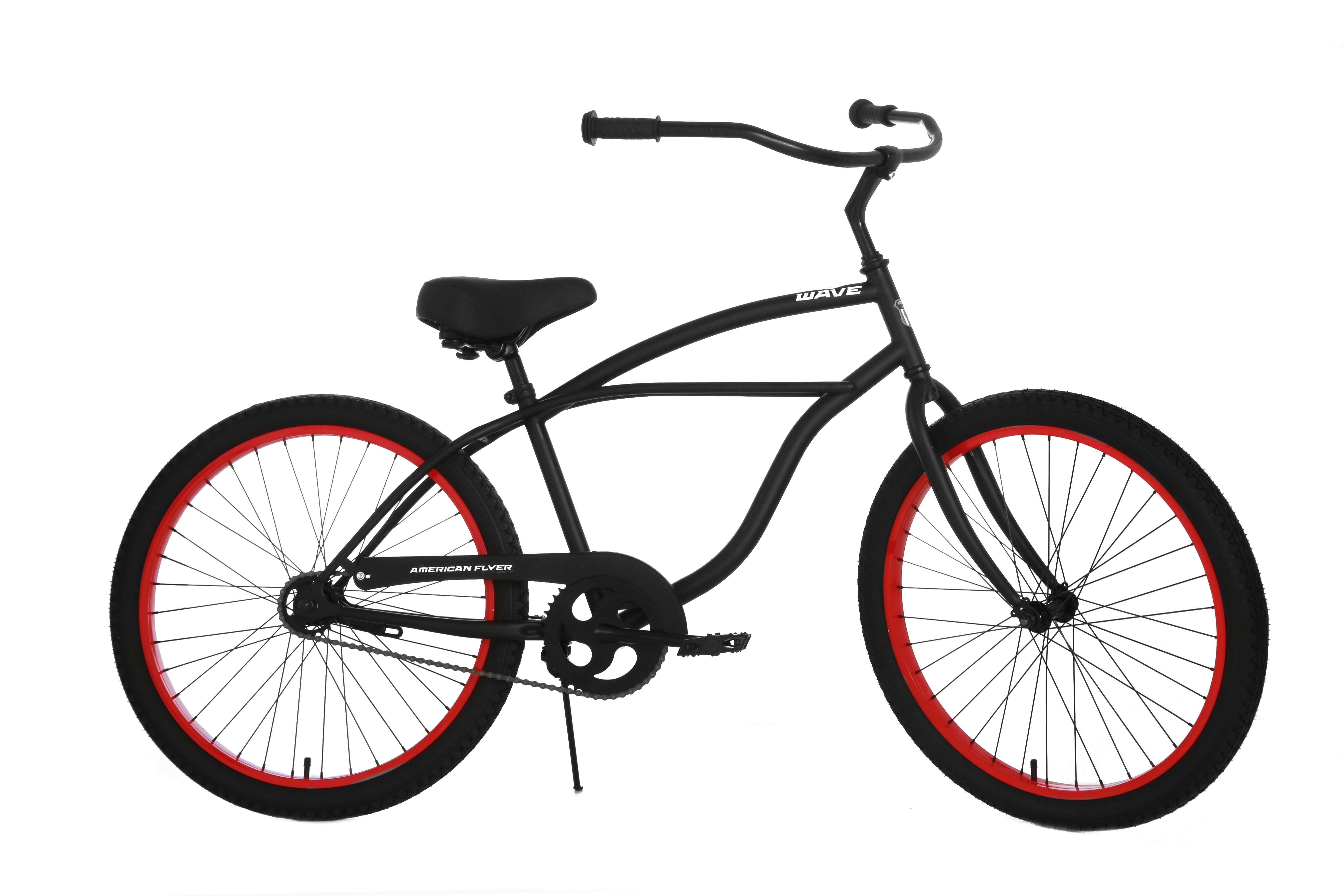 Bike black best sale and red